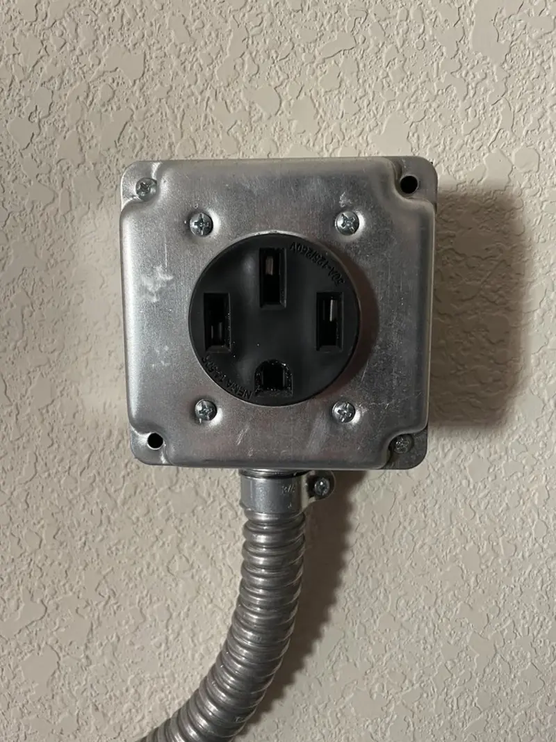 NEMA 14-50 outlet installed for Electrical Panel Upgrade in Ferndale
